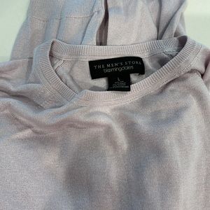 Bloomingdale’s men’s silk and cashmere sweater